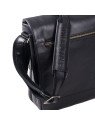 Gerard Henon 5273 - CUIR DE VACHETTE - NOIR - Grande Besace sac-business