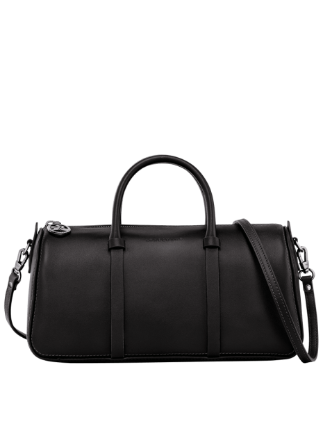 Longchamp 10271HFK - CUIR DE VEAU - NOIR sac polochon m daylong sacs-a-mains