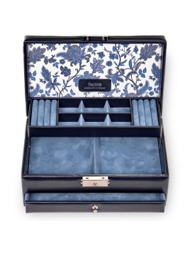 sacher 34.501 - POLYURÉTHANE - NAVY coffret bijoux helen Coffrets à bijoux