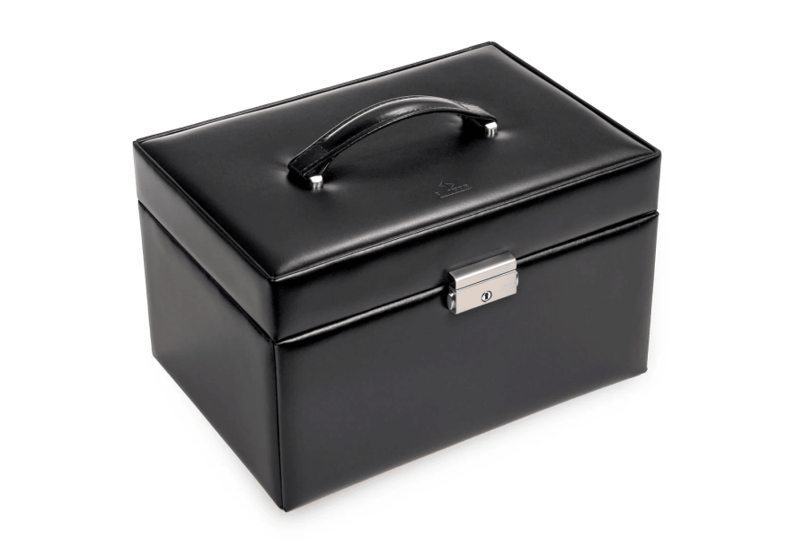 sacher 69.107 - CUIR DE VACHETTE - NOIR coffret à bijoux en cuir julia Coffrets à bijoux
