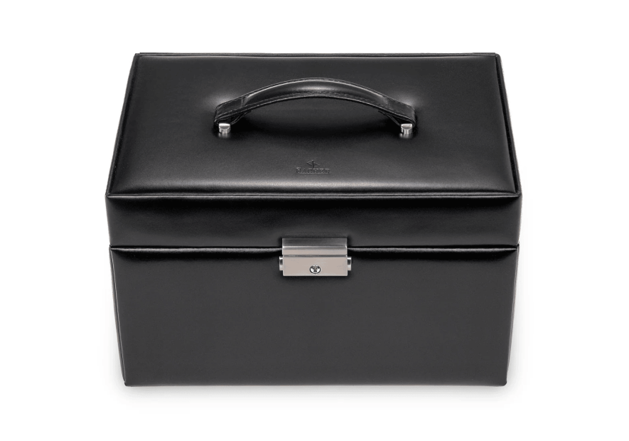 sacher 69.107 - CUIR DE VACHETTE - NOIR coffret à bijoux en cuir julia Coffrets à bijoux