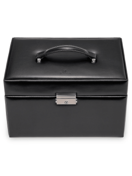 sacher 69.107 - CUIR DE VACHETTE - NOIR coffret à bijoux en cuir julia Coffrets à bijoux