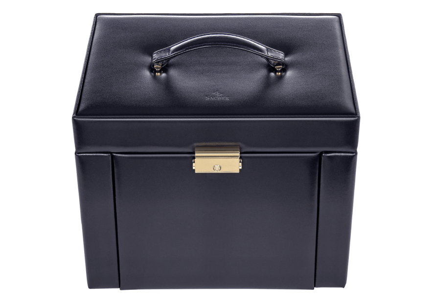 sacher 88.301 - CUIR - NAVY coffret à bijoux xxl marta accuro Coffrets à bijoux sacher 88.301 - CUIR - NAVY coffret à bijoux xxl marta accuro Coffrets à bijoux