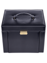 sacher 88.301 - CUIR - NAVY coffret à bijoux xxl marta accuro Coffrets à bijoux sacher 88.301 - CUIR - NAVY coffret à bijoux xxl sacher marta coffret-bijoux