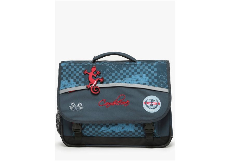 Caméléon BAS-CA41 - POLYESTER - NAVY RED  cartable enfant 3 compartiments actual cartable Scolaire
