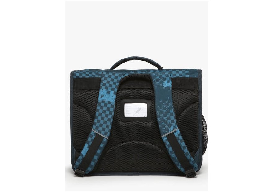 Caméléon BAS-CA41 - POLYESTER - NAVY RED  cartable enfant 3 compartiments actual cartable Scolaire