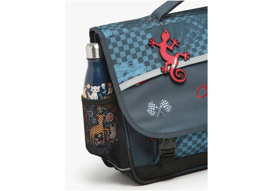 Caméléon BAS-CA41 - POLYESTER - NAVY RED  cartable enfant 3 compartiments actual cartable Scolaire