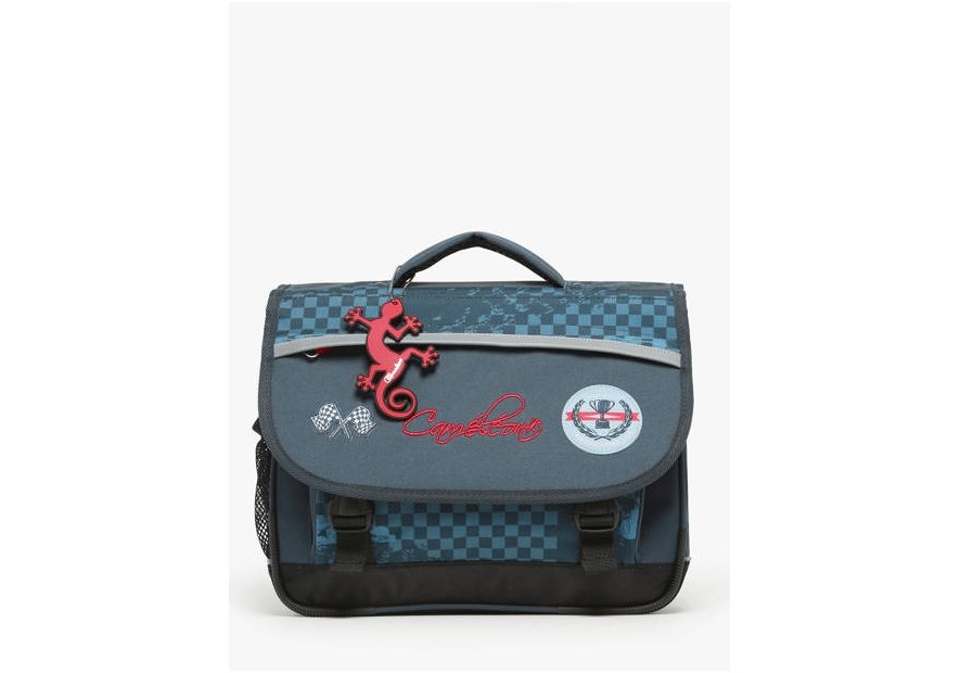 Caméléon BAS-CA35 - POLYESTER - NAVY RED  cartable enfant 2 compartiments actual cartable Scolaire