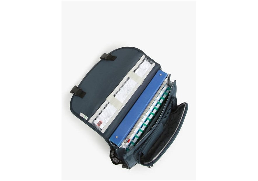 Caméléon BAS-CA35 - POLYESTER - NAVY RED  cartable enfant 2 compartiments actual cartable Scolaire