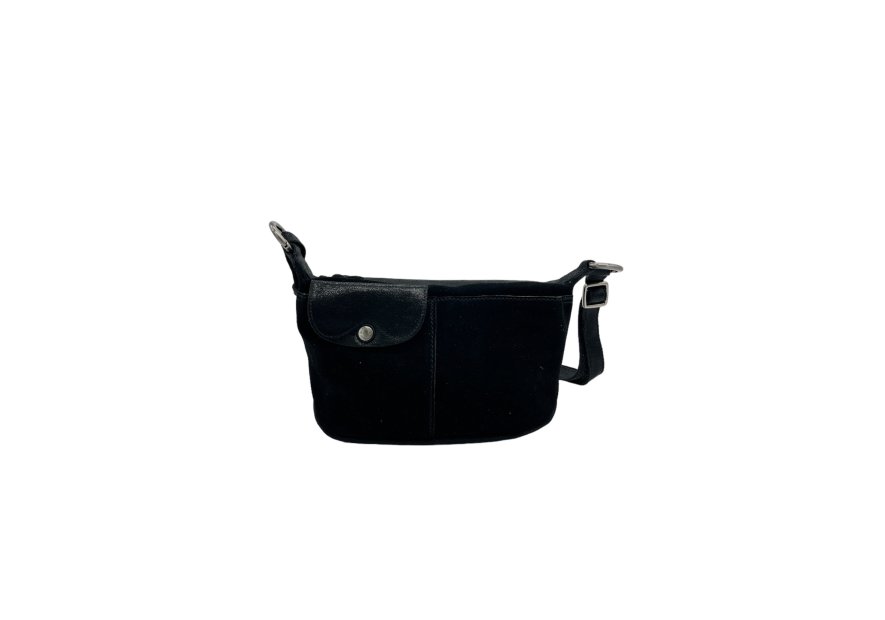 Mila Louise LAYA XV - CUIR DE VACHETTE - NOI sac a main porté travers Sac business