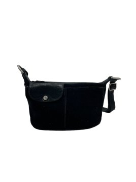 Mila Louise LAYA XV - CUIR DE VACHETTE - NOI sac a main porté travers Sac business