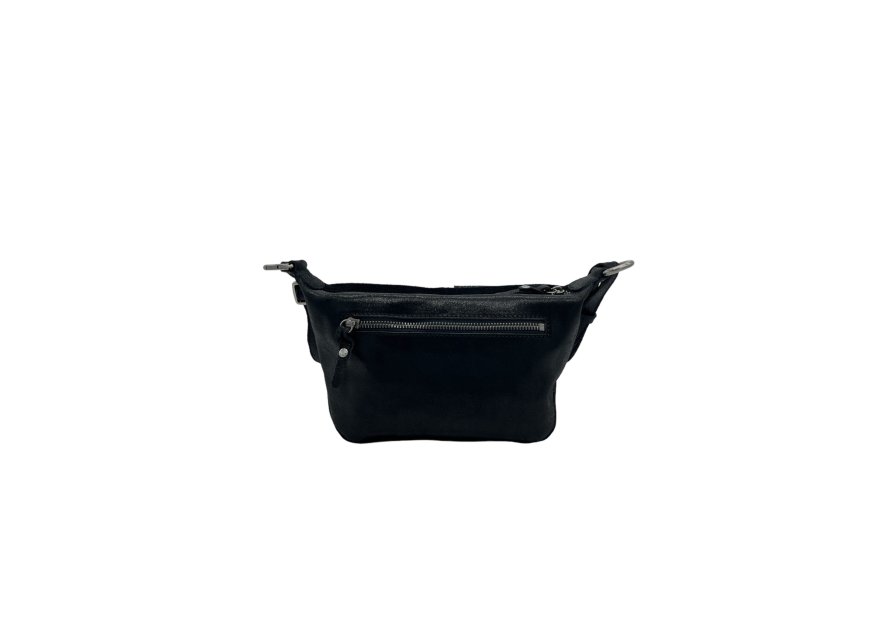 Mila Louise LAYA XV - CUIR DE VACHETTE - NOI sac a main porté travers Sac business