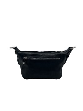 Mila Louise LAYA XV - CUIR DE VACHETTE - NOI sac a main porté travers Sac business