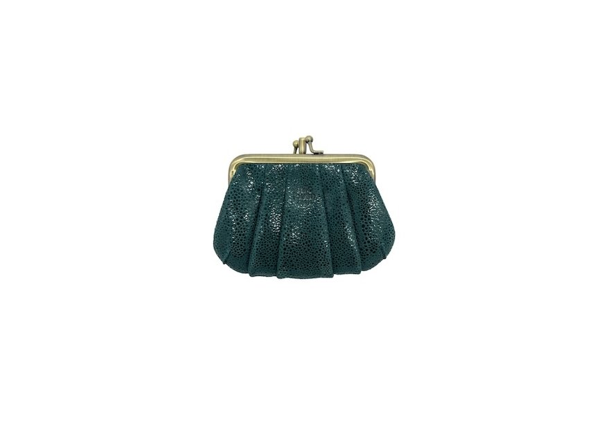 Mila Louise ARA BB - CUIR DE VACHETTE - TURQ porte monnaie bourse Porte-monnaie