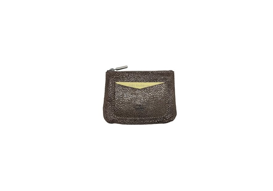 Mila Louise LIAS BB - CUIR DE VACHETTE - TAU porte monnaie/pochette Porte-monnaie