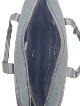 Sir Edward EPSILON - TOILE/CUIR - NOIR epsilon porte documents ordinateur 15" Porte-documents