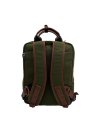 sir edward SIGMA - TOILE/CUIR - KAKI sac à dos ordi 15" sigma sac-business