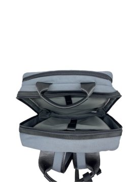 Sir Edward SIGMA - TOILE/CUIR - GRIS sac à dos ordi 15" sigma Porte-documents