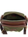 sir edward GAMMA - TOILE/CUIR - KAKI sac homme zip gamma sac-h-zip