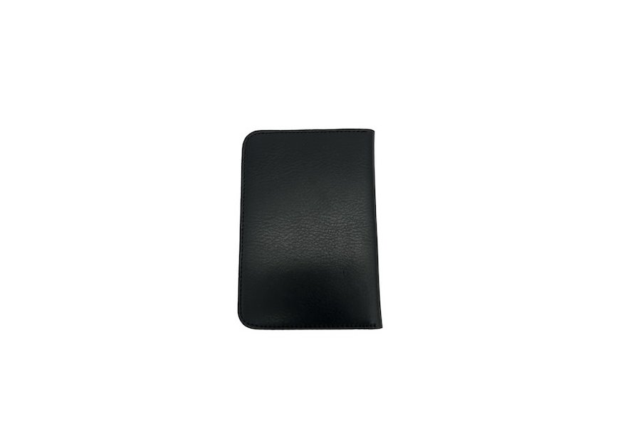 Sir Edward BETA - CUIR DE VACHETTE - NOIR portefeuille etat Etui-passeport