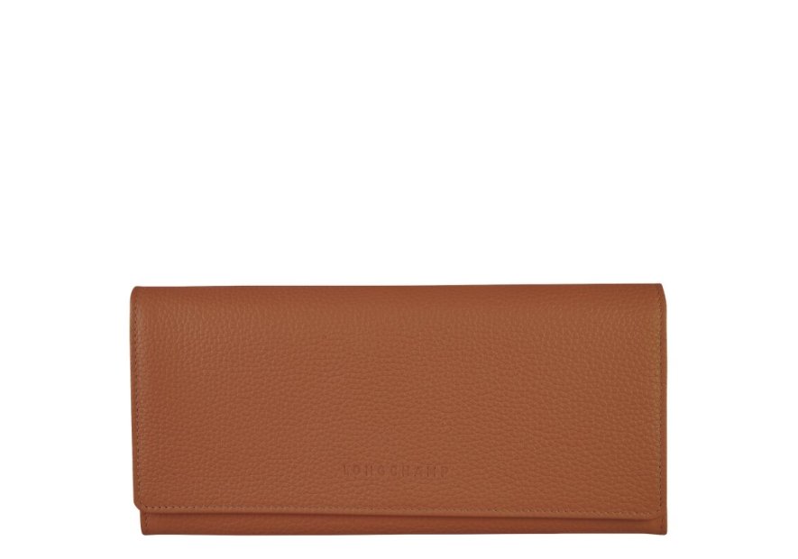 Longchamp 3044021 - CUIR DE VACHETTE - CAR portefeuille rabat le foulonné Porte-monnaie