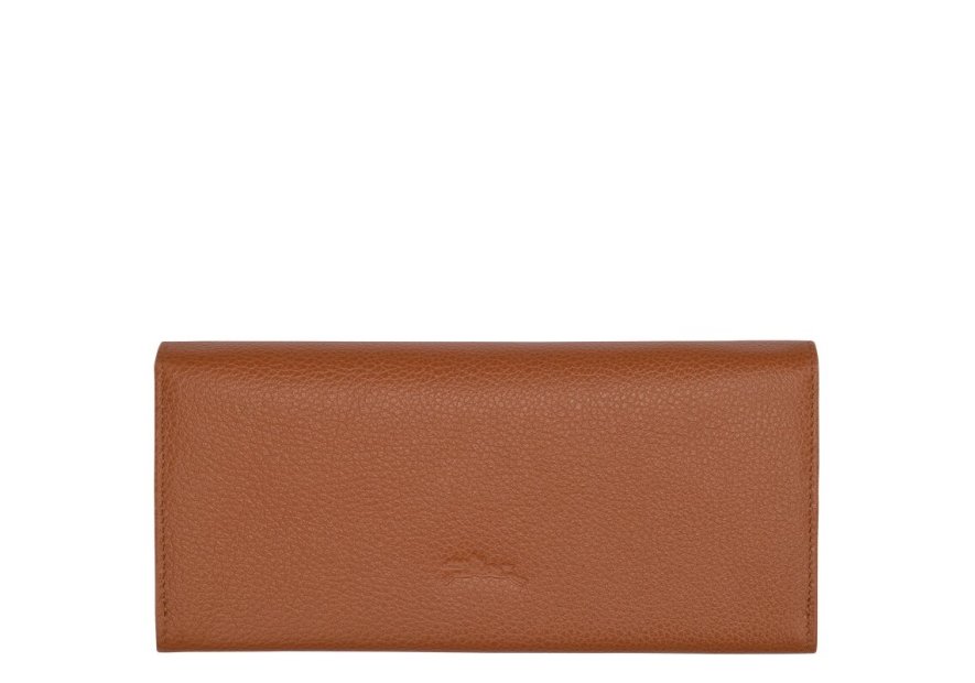 Longchamp 3044021 - CUIR DE VACHETTE - CAR portefeuille rabat le foulonné Porte-monnaie