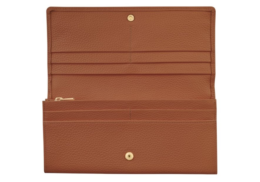 Longchamp 3044021 - CUIR DE VACHETTE - CAR portefeuille rabat le foulonné Porte-monnaie