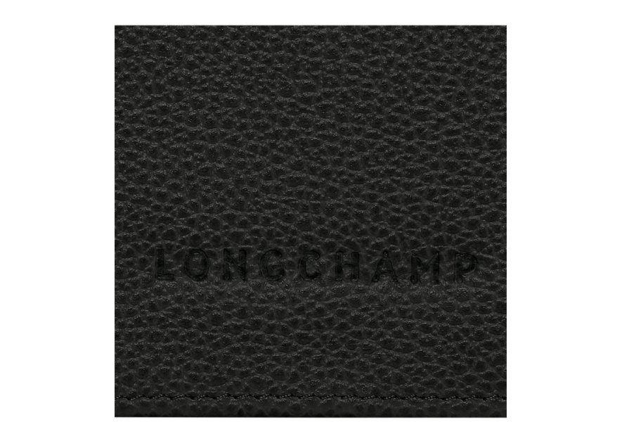 Longchamp 3044021 - CUIR DE VACHETTE - NOI portefeuille rabat le foulonné Porte-monnaie