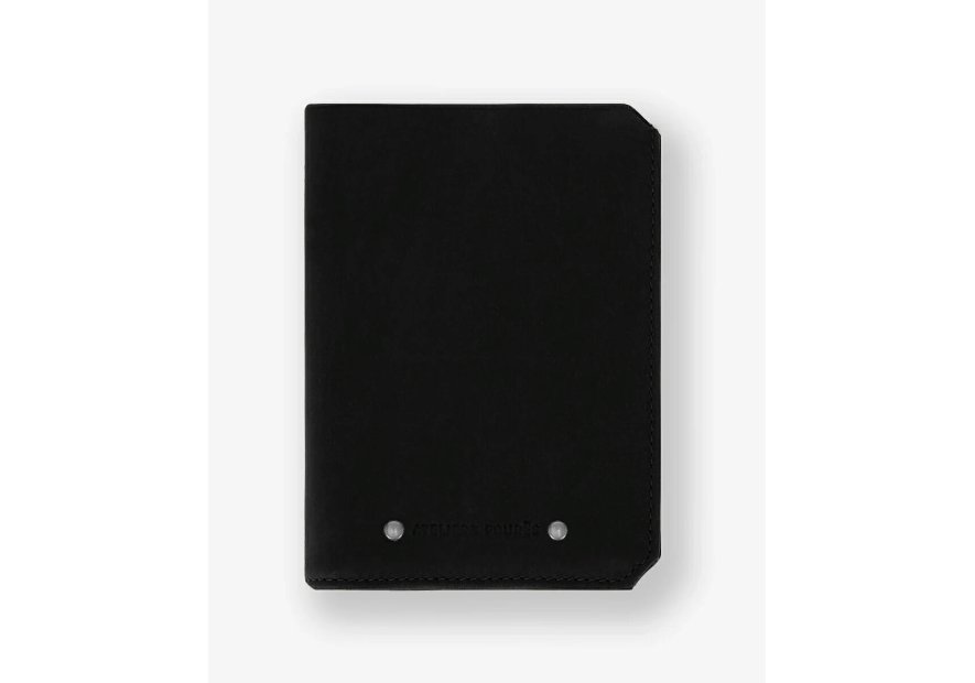 Les Ateliers Foures 9226X - CUIR DE VACHETTE - NOIR Portefeuille/Porte-cartes Portefeuilles