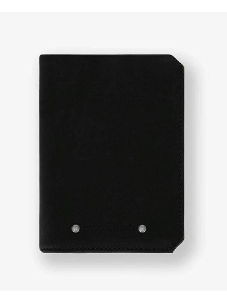 Les Ateliers Foures 9226X - CUIR DE VACHETTE - NOIR Portefeuille/Porte-cartes Portefeuilles