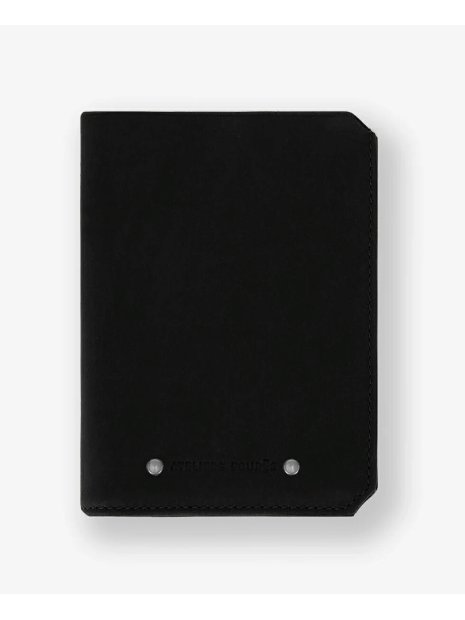 Les Ateliers Foures 9226X - CUIR DE VACHETTE - NOIR Portefeuille/Porte-cartes portefeuille-homme