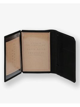 Les Ateliers Foures 9226X - CUIR DE VACHETTE - NOIR Portefeuille/Porte-cartes Portefeuilles