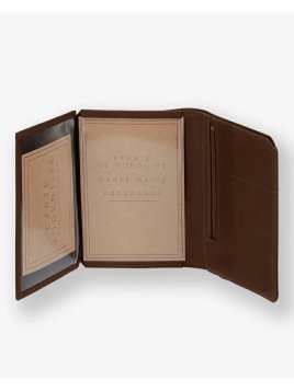 Les Ateliers Foures 9226X - CUIR DE VACHETTE - COGNA Portefeuille/Porte-cartes Portefeuilles