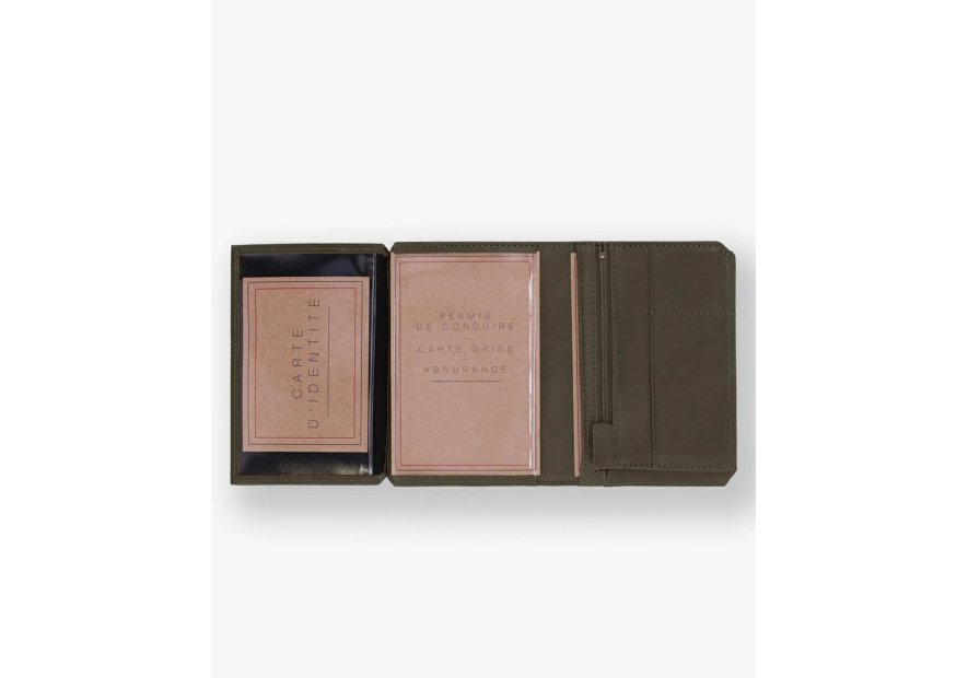 Les Ateliers Foures 9226X - CUIR DE VACHETTE - BRONZ Portefeuille/Porte-cartes Portefeuilles