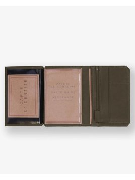 Les Ateliers Foures 9226X - CUIR DE VACHETTE - BRONZ Portefeuille/Porte-cartes Portefeuilles