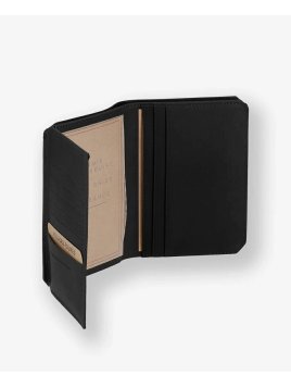 Les Ateliers Foures 9249 - CUIR DE VACHETTE - NOIR Portefeuille/Porte-cartes Portefeuilles