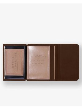 Les Ateliers Foures 9249 - CUIR DE VACHETTE - COGNAC Portefeuille/Porte-cartes Portefeuilles