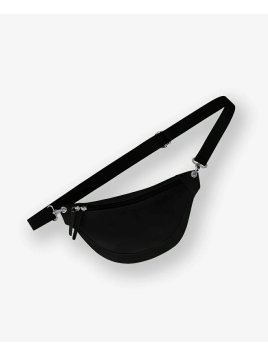 Les Ateliers Foures B125 - CUIR DE VACHETTE - NOIR sac banane atalante medium banane