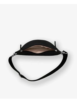 Les Ateliers Foures B125 - CUIR DE VACHETTE - NOIR sac banane atalante medium banane