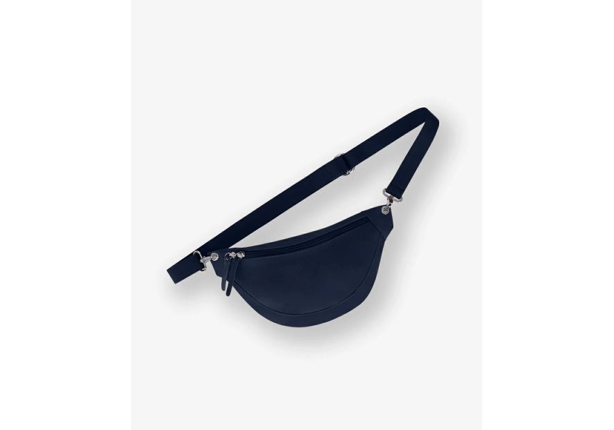 Les Ateliers Foures B125 - CUIR DE VACHETTE - NUIT sac banane atalante medium banane