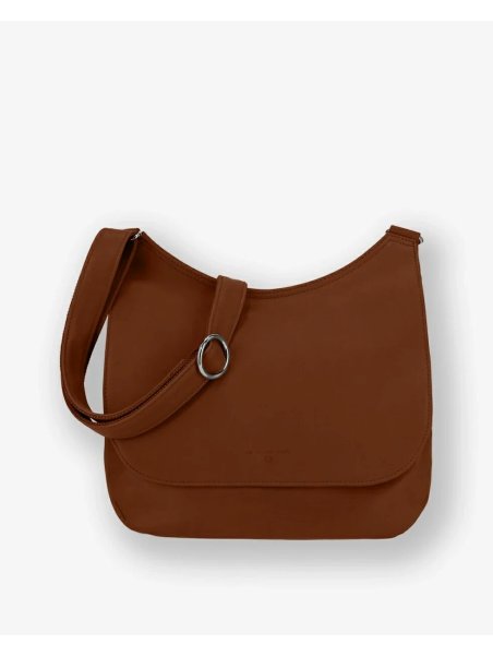 Les Ateliers Foures B314 - CUIR DE VACHETTE - FAUVE sac rabat baroudeuse arthémis Sac business