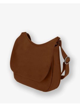 Les Ateliers Foures B314 - CUIR DE VACHETTE - FAUVE sac rabat baroudeuse arthémis Sac business