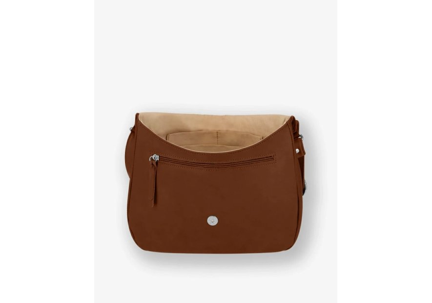 Les Ateliers Foures B314 - CUIR DE VACHETTE - FAUVE sac rabat baroudeuse arthémis Sac business