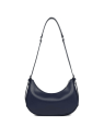Lancaster 438-001 - CUIR DE VACHETTE - BLE sac demi lune sierra sacs-a-mains