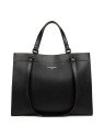 Lancaster 438-003 - CUIR DE VACHETTE - NOI grand sac cabas épaule sirra sacs-a-mains