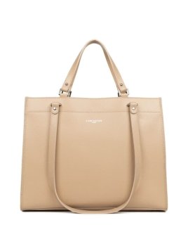 Lancaster 438-003 - CUIR DE VACHETTE - BEI grand sac cabas épaule sirra Sac business