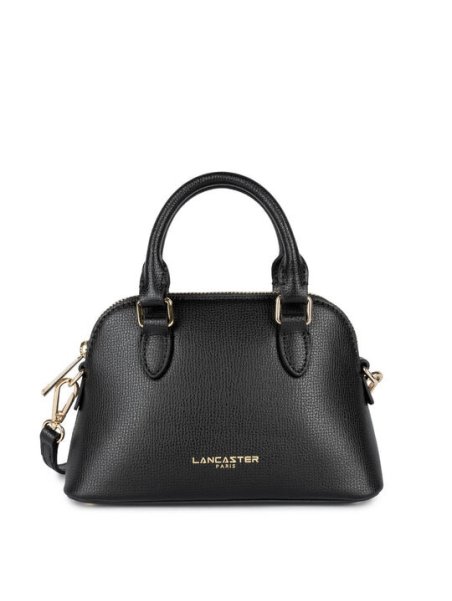Lancaster 538-001 - CUIR DE VACHETTE - NOI petit sac demi lune sierra jia Sac business