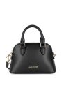 Lancaster 538-001 - CUIR DE VACHETTE - NOI petit sac demi lune sierra jia sacs-a-mains
