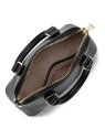 Lancaster 538-001 - CUIR DE VACHETTE - NOI petit sac demi lune sierra jia sacs-a-mains