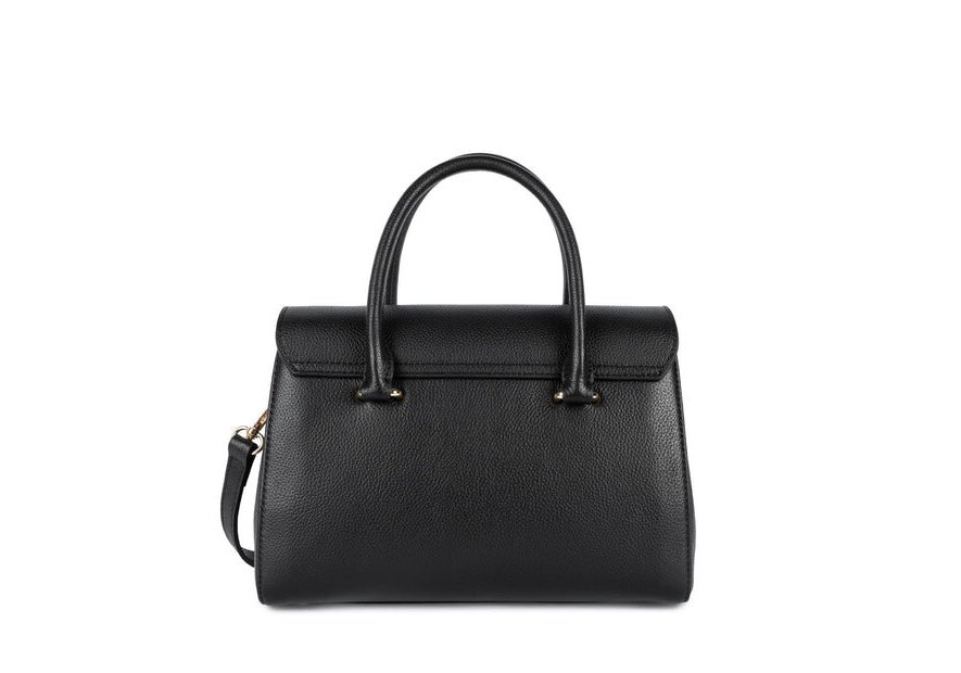 Lancaster 547-77 - CUIR DE VACHETTE - NOIR sac à main milano cosmos Sac porté travers